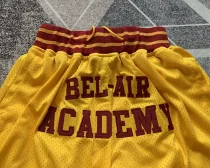 2023/24 Lakers Kobe High school edition Yellow Four Bags NBA Pants