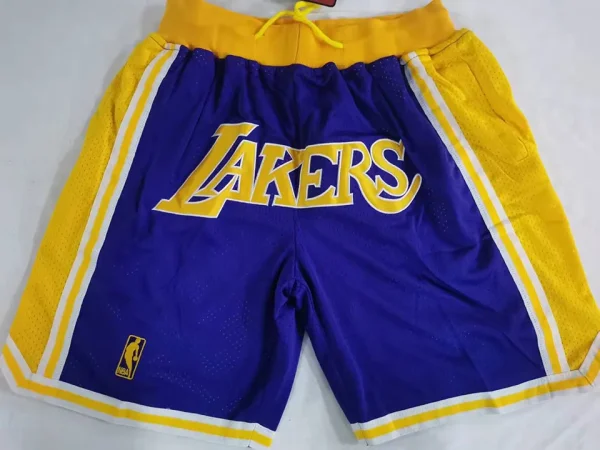 2023/24 Lakers Blue Four Bags NBA Pants