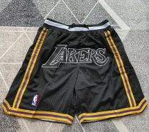 2023/24 Lakers Black Four Bags NBA Pants