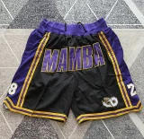 2023/24 Lakers Black Four Bags NBA Pants