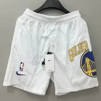 2023/24 Warriors White NBA Cotton Pants