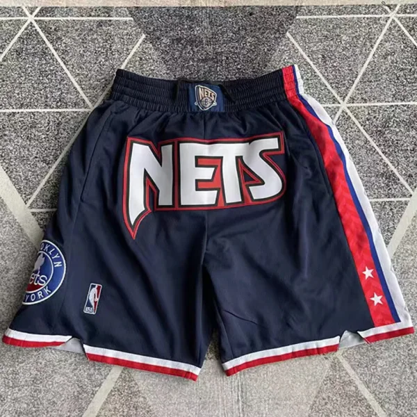 2023/24 Nets Navy Blue Four Bags NBA Pants