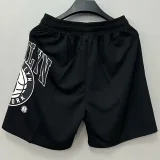 2023/24 Nets Black NBA Cotton Pants