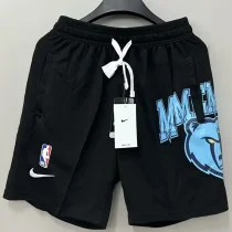 2023/24 Grizzlies Black NBA Cotton Pants