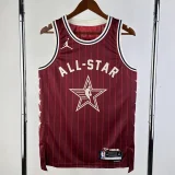 2023/24  ALL-STAR EDWARDS #5 Red Top Quality Hot Pressing NBA Jersey