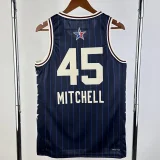 2023/24  ALL-STAR MITCHELL #45 Blue Top Quality Hot Pressing NBA Jersey