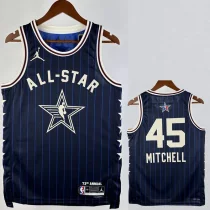 2023/24  ALL-STAR MITCHELL #45 Blue Top Quality Hot Pressing NBA Jersey
