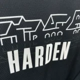 2021 76ers HARDEN #1 Sapphire Blue City Edition NBA Jerseys 热压