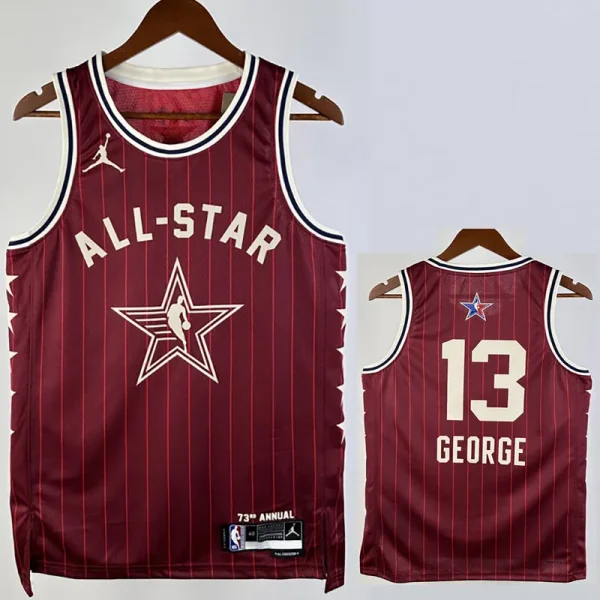 2023/24  ALL-STAR GEORGE #13 Red Top Quality Hot Pressing NBA Jersey