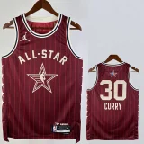2023/24  ALL-STAR CURRY #30 Red Top Quality Hot Pressing NBA Jersey