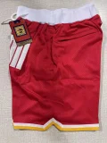 Rockets Red Four Bags NBA Pants