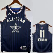 2023/24 ALL-STAR BRUNSON #11 Blue Top Quality Hot Pressing NBA Jersey