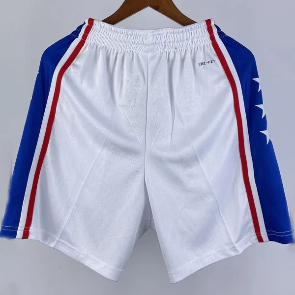2023/24 76ers White NBA Pants
