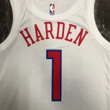 76ers EMBIID #21 City Edition White NBA Jerseys