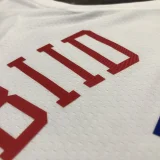76ers EMBIID #21 City Edition White NBA Jerseys