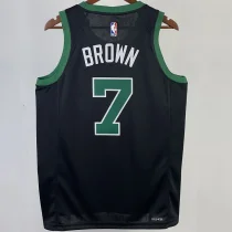 2023/24 Celtics BROWN #7 Black NBA Jerseys