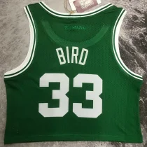 Celtics BROD #33 Retro Green NBA Girl Jersey