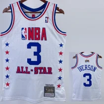 2023/24  ALL-STAR IVERSON #3 White Top Quality Hot Pressing NBA Jersey