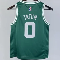 Celtics TATUM #0 Green Kids NBA Jersey 热压