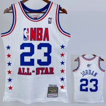 2023/24  ALL-STAR JORDAN #23 White Top Quality Hot Pressing NBA Jersey