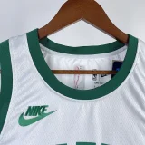 2023/24 Celtics BROWN #7 White Retro NBA Jerseys 热压