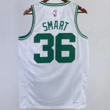 2023/24 Celtics SMART #36 White NBA Jerseys 热压