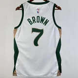 2023/24 Celtics BROWN #7 White City Edition NBA Jerseys