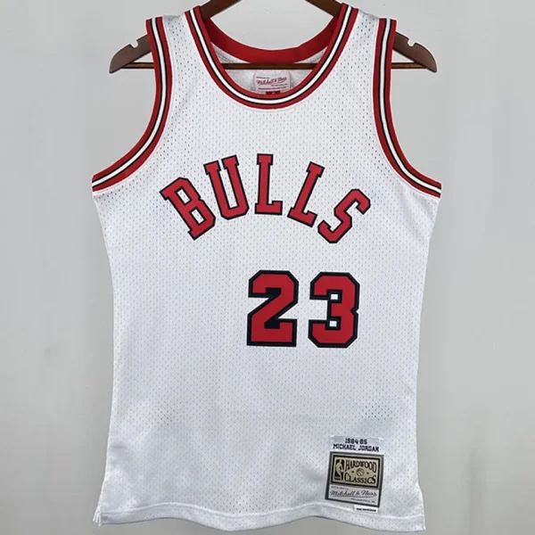 1984/1985 Bulls JORDAN #23 White Retro NBA Jerseys