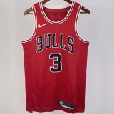 2023/24 Bulls WADE #3 Red NBA Jerseys