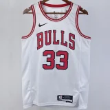 2023/24 Bulls PIPPEN #33 White NBA Jerseys