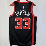 2023/24 Bulls PIPPEN #33 Black City Edition NBA Jerseys