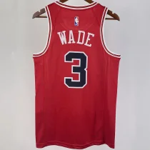 2023/24 Bulls WADE #3 Red NBA Jerseys