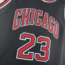 Bulls JORDAN #23 Black Kids NBA Jersey
