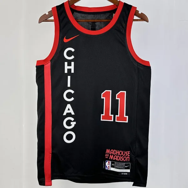 2023/24 Bulls DEROZAN #11 Black City Edition NBA Jerseys