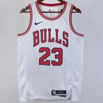 2023/24 Bulls JORDAN #23 White NBA Jerseys