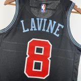 2023/24 Bulls LAVINE #8 Black City Edition NBA Jerseys
