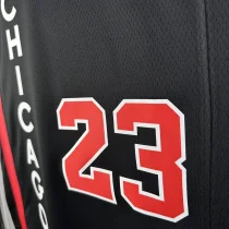 2023/24 Bulls JORDAN #23 Black City Edition NBA Jerseys