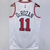 2023/24 Bulls DEROZAN #11 White NBA Jerseys