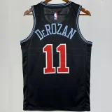 2023/24 Bulls DEROZAN #11 Black City Edition NBA Jerseys