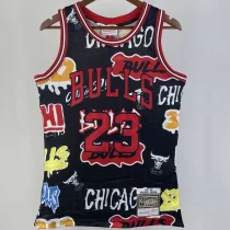 1997/98 Bulls JORDAN #15 Black Retro NBA Jerseys