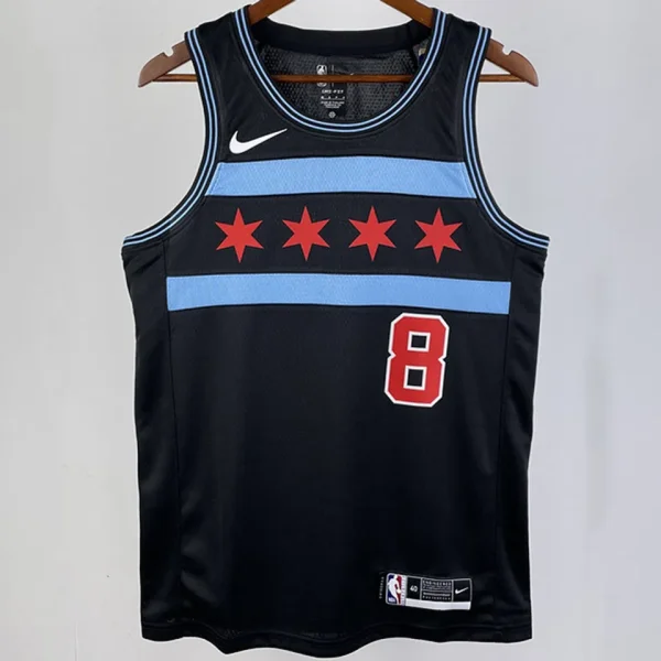 2023/24 Bulls LAVINE #8 Black City Edition NBA Jerseys