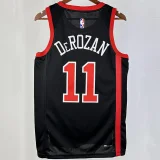 2023/24 Bulls DEROZAN #11 Black City Edition NBA Jerseys
