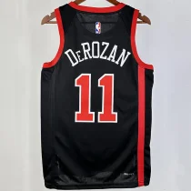 2023/24 Bulls DEROZAN #11 Black City Edition NBA Jerseys