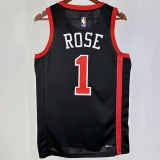 2023/24 Bulls ROSE #1 Black City Edition NBA Jerseys
