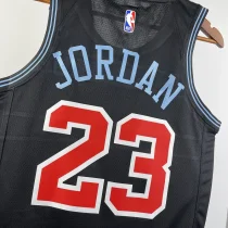2023/24 Bulls JORDAN #23 Black City Edition NBA Jerseys