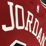 Bulls JDRDAN #45 Red NBA Jerseys Hot Pressed