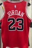 Bulls Jordan #23 Red NBA Jerseys Hot Pressed