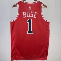 2023/24 Bulls ROSE #1 Red NBA Jerseys