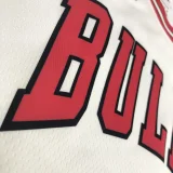 Bulls Jordan #23 White NBA Jerseys Hot Pressed