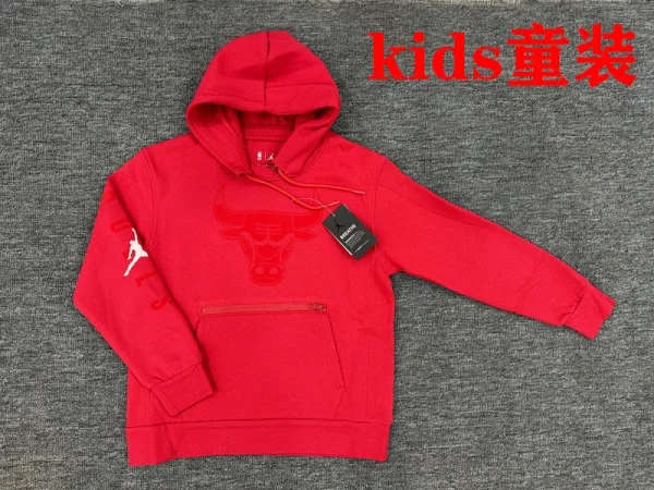 2023/24 Bulls Kids NBA Red Hoodie